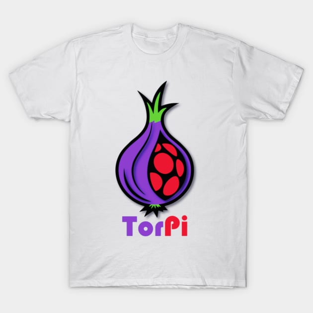 TorPi | Onion Pi T-Shirt by PyGeek